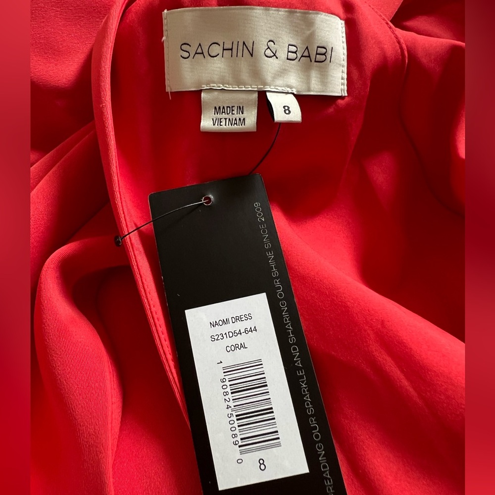 Sachin & Babi Naomi Belted Halter Dress Size 8 - Picture 15 of 16